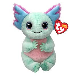 Ty Beanie Bellies Alex The Pastel Axolotl - 6"