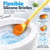 Silicone Toilet Brush for Deep Cleaning – Flexible Corner-Cleaning Brush