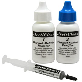 Arctic Silver 5 12 gram Thermal Paste and Arcticlean value pack