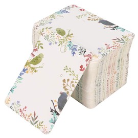 Jewellery Display Cabinets, Pack of 100 Stud Earrings Display Storage Paper Jewellery Necklace Cards Hairpin Storage Card Earring Cards Jewellery Display Card Pattern Kraft Paper for Earrings