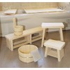 Wooden Tub One Handed Hot Water Single Handle