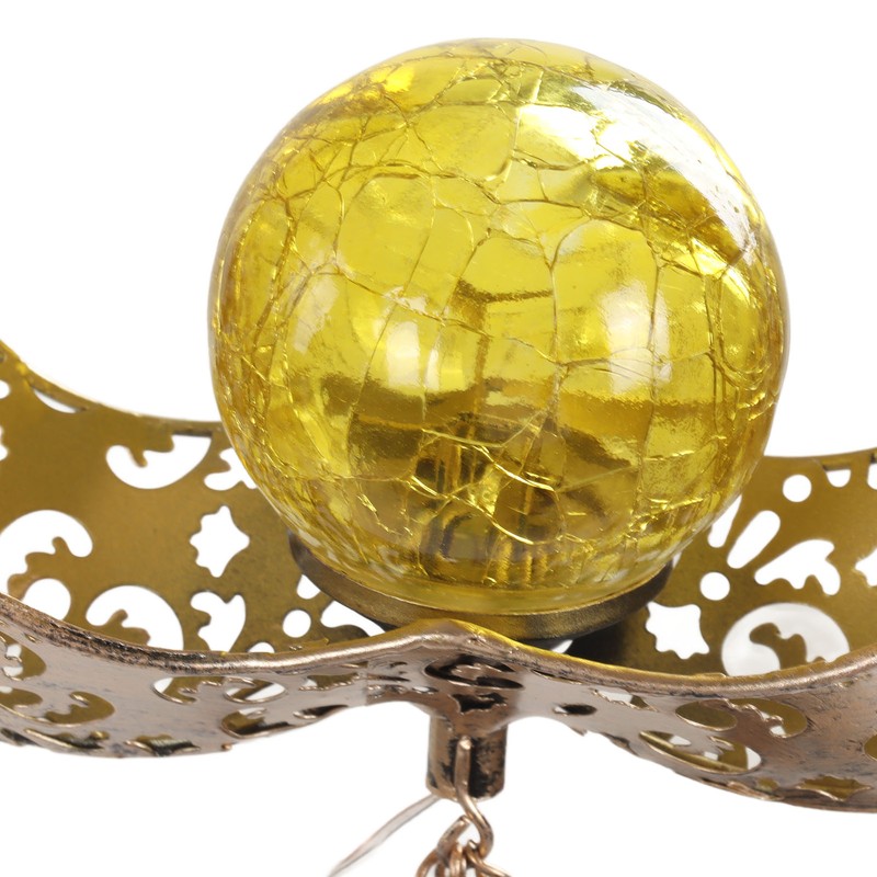 Outdoor Solar Wind Chime Light Hanging Warm LED Mobile Hanging