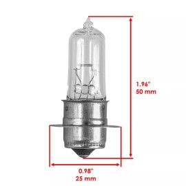 Caltric 2 HeadLight 12V 35W Bulbs Fits Honda XR400R 1996 - 2004 34901-MN1-671