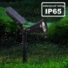 T-SUN Solar Spotlights, LED Solar Lights Outdoor Adjustable Landscape Wall