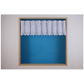 Narumikk Cafe Curtain, UV Protection, Sarasa, 11.8 inches (30 cm), Length 6.3 - 13.6 inches (16 - 336