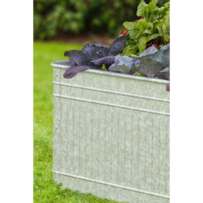 Panacea 83475 Vintage Rectangle Raised Garden Bed Planter