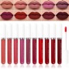 Brillo Labial 10PCS, Labial Mate Indeleble