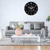 ONEVER Modern Wall Clock with Chemistry Science Periodic Table Rounded