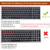 2PCS Keyboard Cover Skin for HP Probook 450 G8 G9