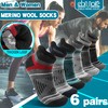 Merino Wool Ankle Hiking Running Socks Warm Thermal Winter Thick