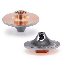 FONLAND 10Pcs High Speed Cutting Nozzle D28 H15 Double Chromed Layer Enhanced Version Nozzle Type F Calibre 1.2mm for WSX Laser Head Engraver Cutting Machine