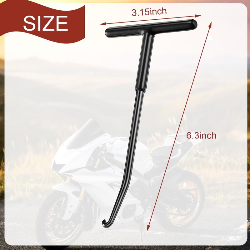 Exhaust Spring Puller Tool Motorcycle Exhaust Spring Hooks, T Shaped