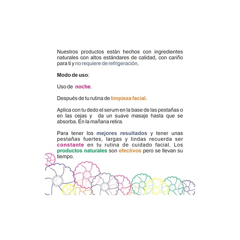 Serum Pestañas Beleguí. Alarga, Crece, Fortalece tus Pestañas y Cejas.