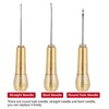 Chazcool 2 Set Leather Sewing Awl Needle with Copper Handle