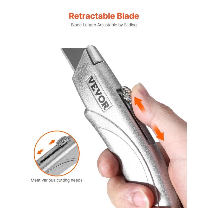 SK5 for Sharp Retractable Box Cutter Quick Change Utility Knife