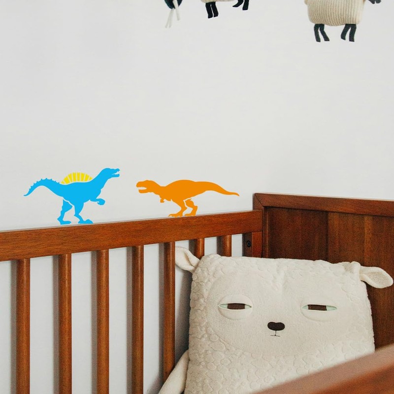 2 Pack Dinosaur Stencils for Painting A4 Size Reusable Plastic