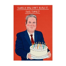 UK Greetings Birthday Card for Him/Her/Friend - Funny Keir Starmer Design