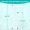 Sliding Door Security Bar, 15.5 to 51 Inch Window Security