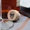 19mm 'Decorated Skull' Wooden Bottle Stopper/Cork (BS00027699)