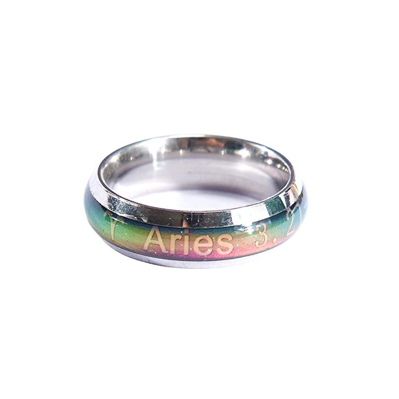 ACCHEN Mood Ring 12 constellation Changing Color Emotion Feeling Finger