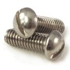 Slotted Machine Screws, 2BA x 3/4 inch, A2 Stainless Steel,
