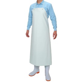 Otafuku Glove with Chest (Polyvinyl Chloride (with Polyester Thread) 35.4 x 43.3 inches (90 x 110 cm) #6130 White