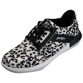 KR Strikeforce Lux Leopard Women's Bowling Shoe Size 9 wth Flexslide Technology for Ultimate Slide Control