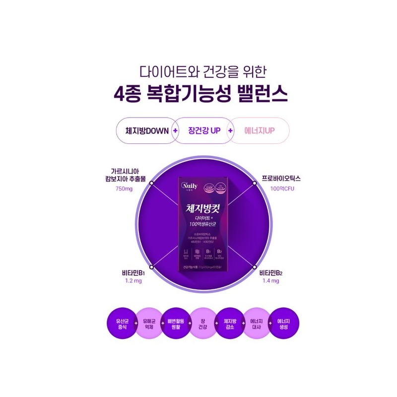 체지방 다이어트 유산균 보장균수 다이렉트 100억유산균 백억유산균 락토바실러스 아시도필루스 Body