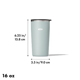 OXO Strive 16oz Insulated Tumbler with Sliding Lid - Slate