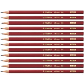 Graphite Pencil - STABILO Swano - Pack of 12 - H