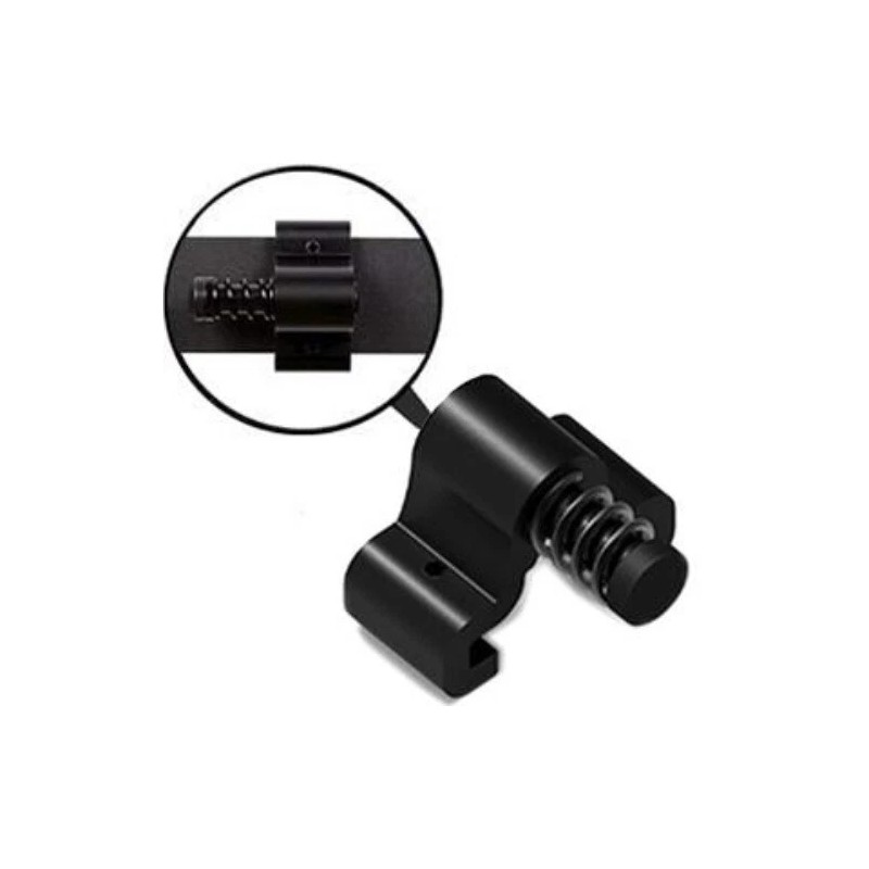 Ccjh Side-mounted Limiter For Sliding Door Rail Resistance Plate Black
