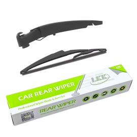 LKK Rear Windshield Wiper Arm Blade Kit Compatible with Mini Cooper Base, S Hatchback 2007-2015, John Cooper Works 2009-2015 JCW, R56 07-15 Rear Window Wiper Assembly Set