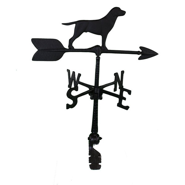 Montague Metal Products 24-Inch Weathervane with Retriever Ornament