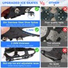 Hyran Spikes for Shoes, Crampons with 11 Teeth, Shoe Spikes,
