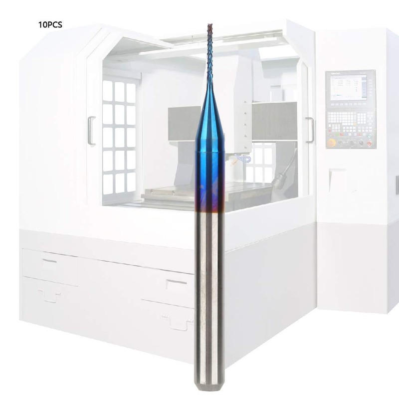Blue Coated Strawberry Tip Tungsten Carbide Cutter Cone Engraving Machine