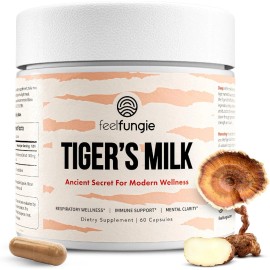 FeelFungie Mushroom Supplement | Tiger Milk Mushrooms | Hair Growth & Immune Support | G...