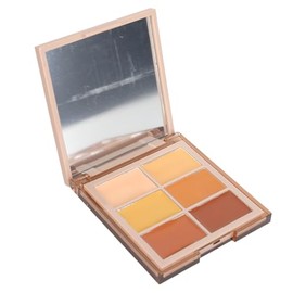 Paleta Correctora de Piel Facial de 6 Colores, Crema de Cobertura Total, Maquillaje Corrector Multifuncional Resistente Al Agua y de Larga Duración, Cubre Perfectamente Manchas y