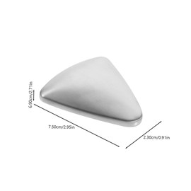 TOVINANNA Stainless Steel Soap for Odor Elimination Metal Triangle Hand Soap Non-toxic No Cold Water Application Durable Random Style