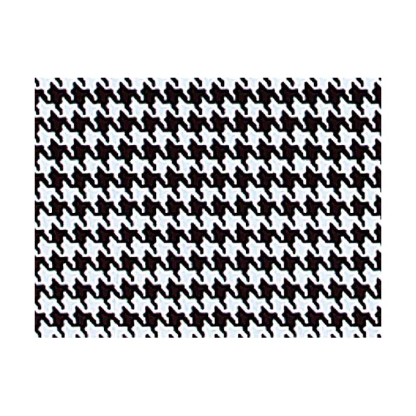 Houndstooth Black Tissue Paper, 20 x 30" 24 Sheet Pack Premium Quality Tissue by Premium Paper