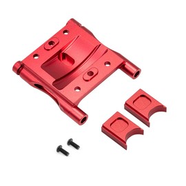 Ezweiji RC Alloy Center Differential Cover Mount, 1/8 Arrma Cardboard Typhon Outcast, Talion Universal Upgrade Parts (Red)
