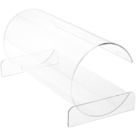 Plymor Clear Acrylic Horizontal Headband or Scarf Display (Countertop), 6.5" H x 12" W x 6.125" D