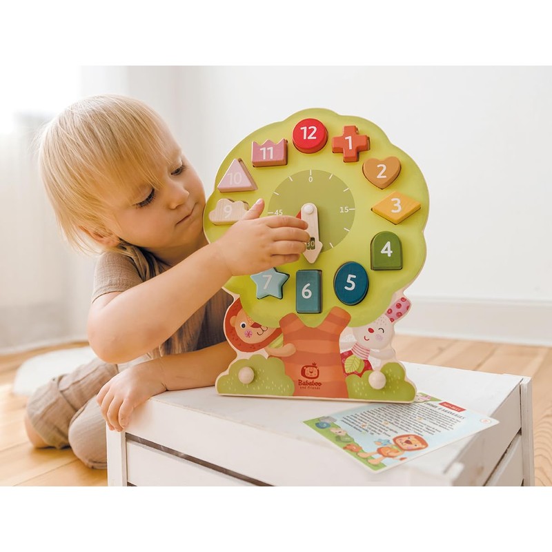 Bababoo and friends Wonder Tree Shape Sorting Clock | 18+