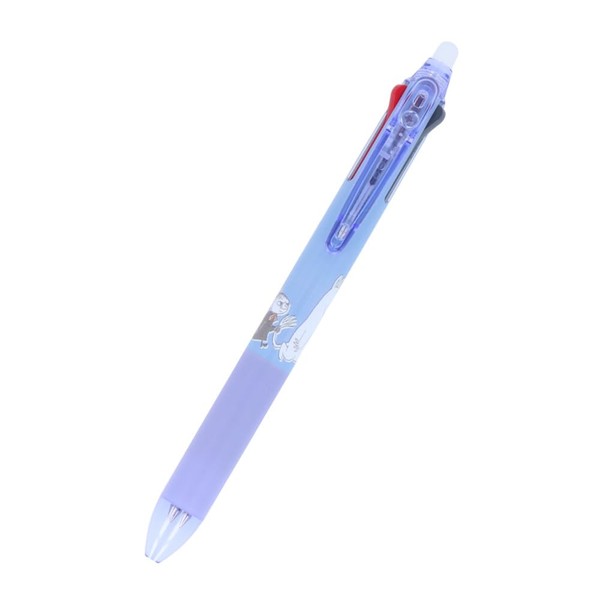 Sunstar Stationery Moomin FriXion Ball 3 Slim, 3 Colors, Violet