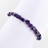 Natural Zambian Amethyst Gemstone Full Beaded Nuggets Choker Bangle Bracelets