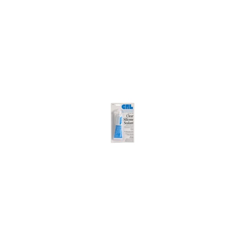 CRL Clear Silicone Sealant in 3 Fl. Oz. Squeeze Tubes