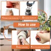 Manual Pepper Grinder or Salt Grinder with Adjustable Coarseness, Portable