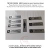AUA SIGNALETIQUE - Plaque Aluminium brossé imprimé AluSign DARK -