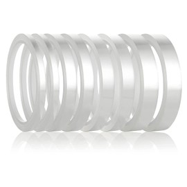 HFXXAD 8Pcs Clear Heat Tape, Heat Tape for Sublimation Press and Heat Transfer Vinyl, Easy to Remove High Resistant Temperature Tape Heat Press Tape, No Residue (108 ft)