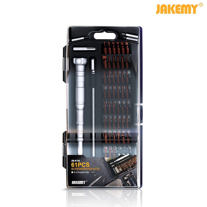 JAKEMY 61 in 1 S2 Alloy Steel Precision Screwdriver Set,
