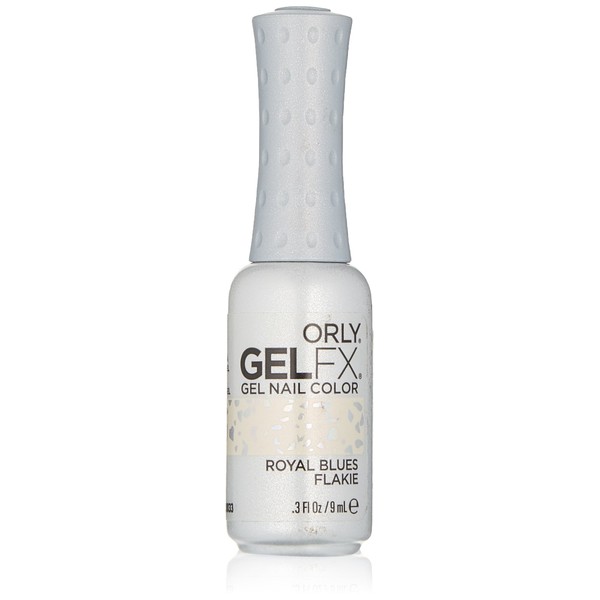 Orly Gel Fx Nail Color, Royal Blues Flakie, 0.3 Ounce